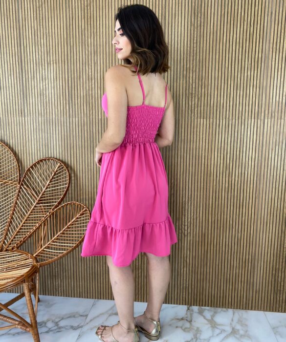 fernandaramosstore com br vestido curto com bojo rosa 2