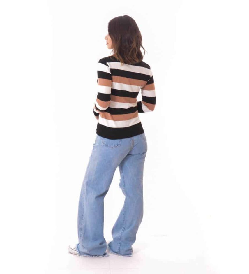 fernandaramosstore com br blusa manga longa feminina tricot listrada