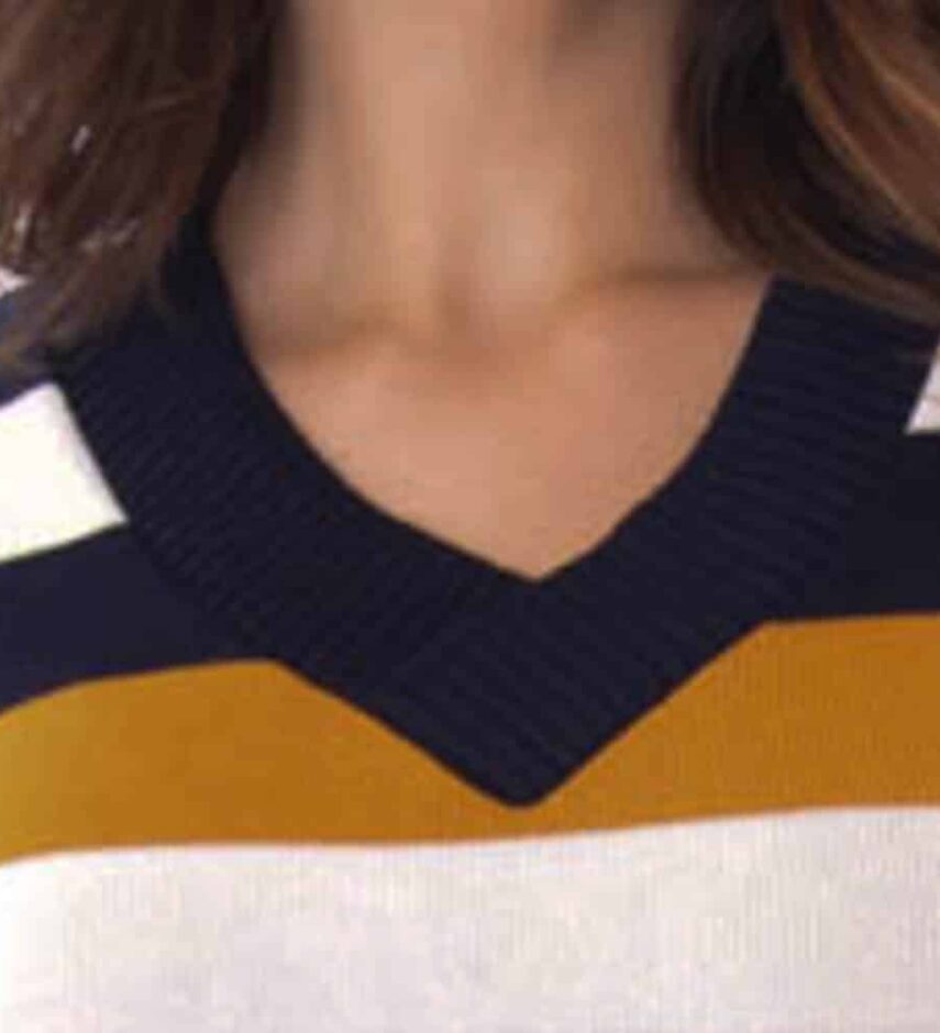Blusa Manga Longa Feminina Tricot Listrada - Fernanda Ramos Store