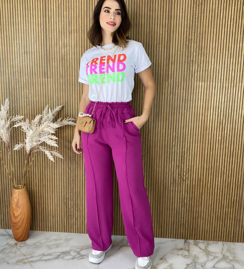 Calça Feminina Fúcsia - Fernanda Ramos Store