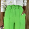 Calça Feminina Pantalona Verde - Fernanda Ramos Store