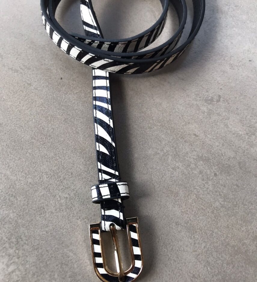 Cinto Feminino Zebra - Fernanda Ramos Store