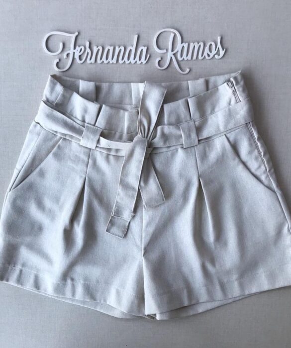 fernandaramosstore com br short feminino curto com amarracao bege 1