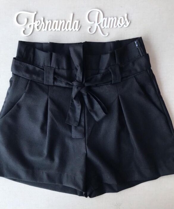 fernandaramosstore com br short feminino curto com amarracao preto 1