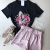 fernandaramosstore com br short feminino curto com cinto rose