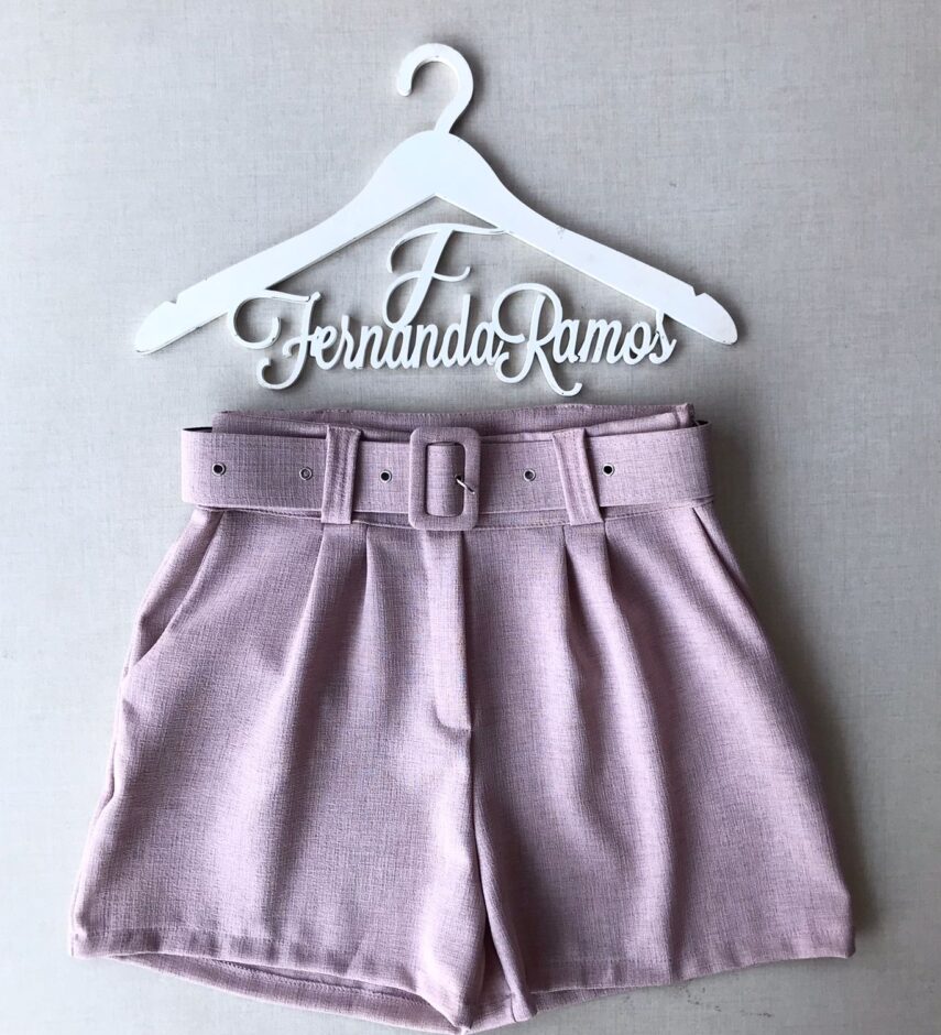 fernandaramosstore com br short feminino curto com cinto rose 2