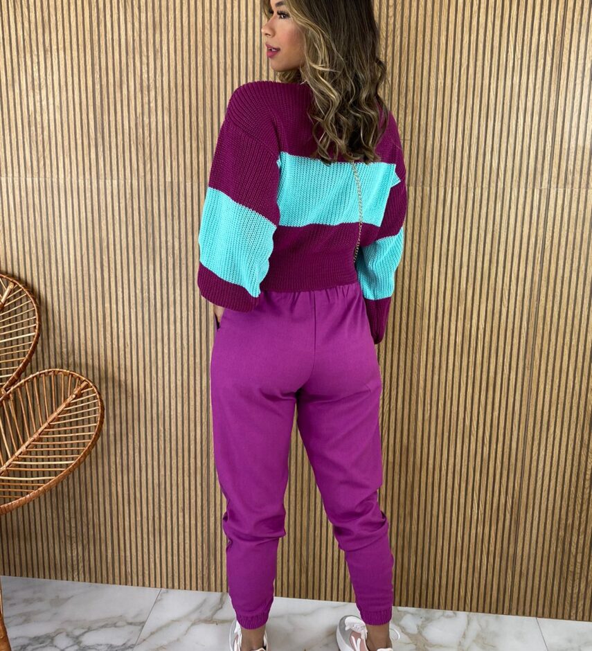 fernandaramosstore com br blusa manga longa feminina tricot listrada fucsia e verde 6