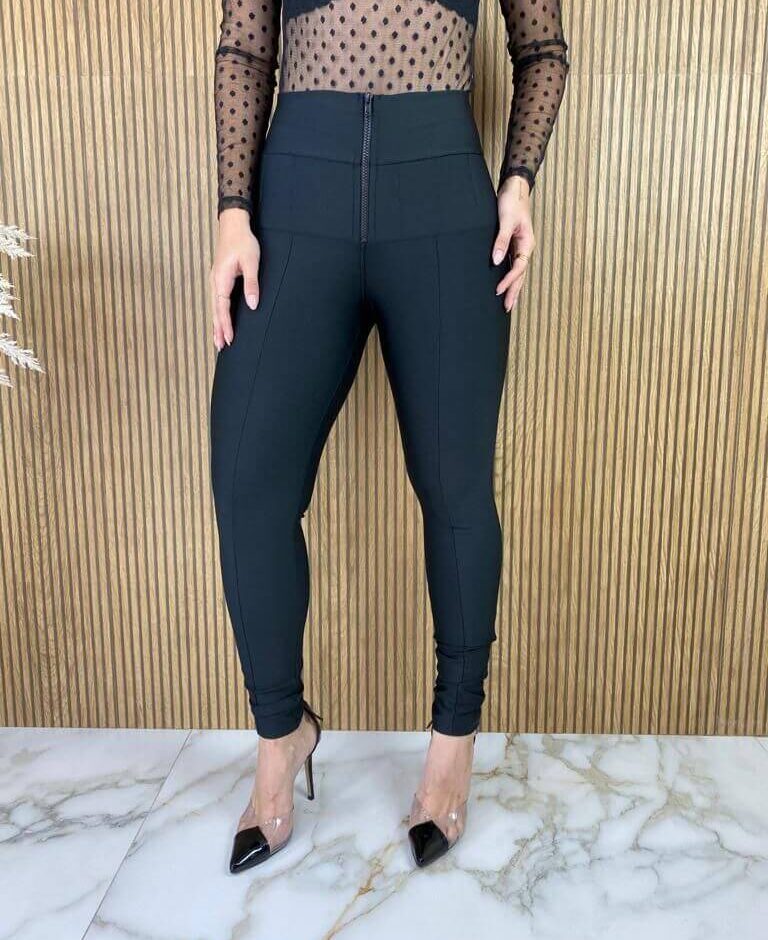Calça Lipo Preta Feminina - Fernanda Ramos Store