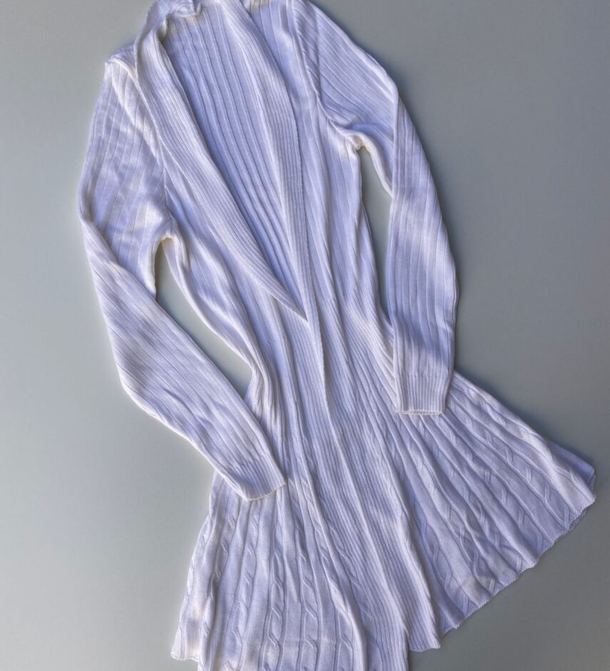 Cardigan Feminino Tricot Branco - Fernanda Ramos Store
