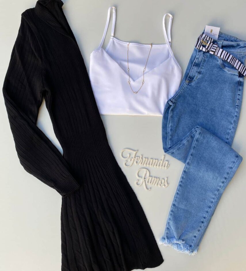 fernandaramosstore com br cardigan feminino tricot preto