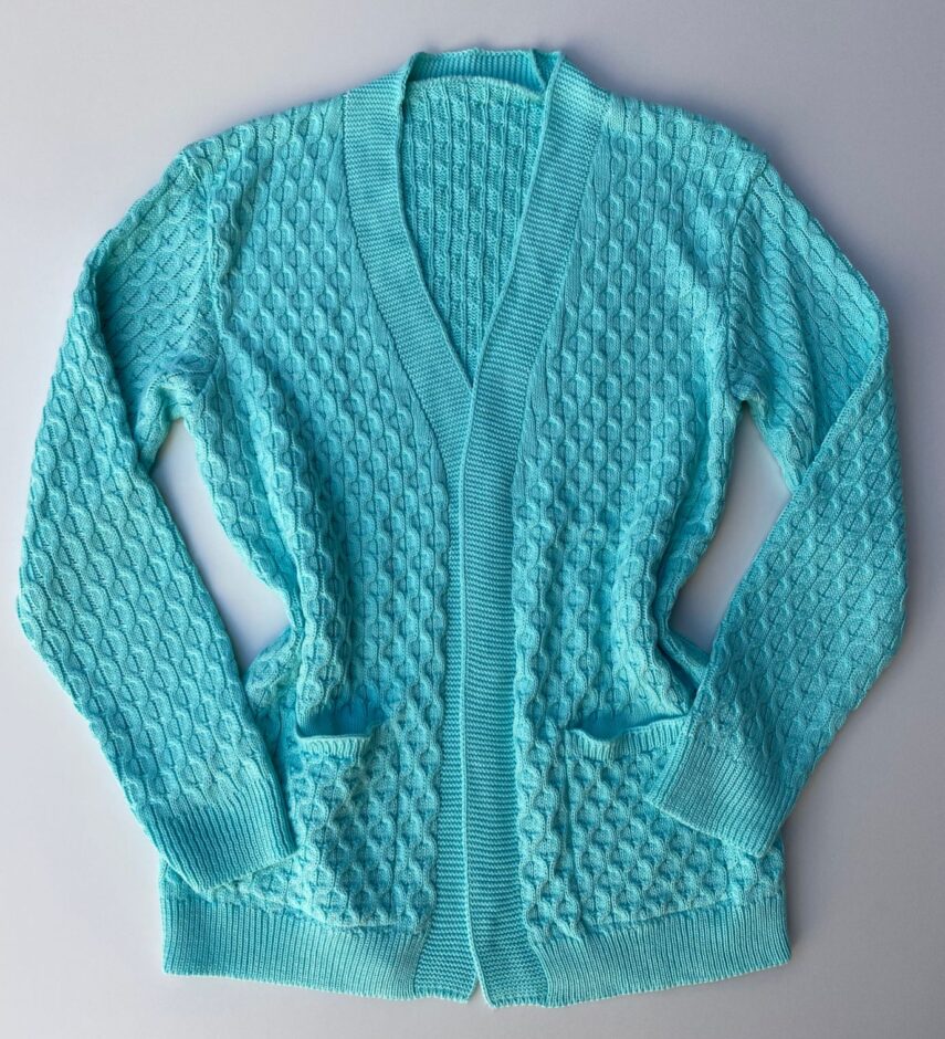 Casaco Manga Longa Feminino Tricot Verde Água - Fernanda Ramos Store