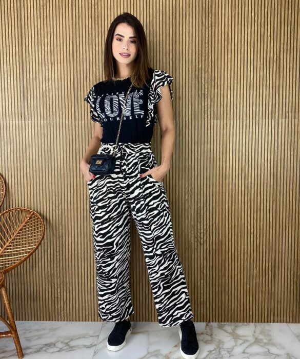 fernandaramosstore com br conjunto feminino t shirt e calca zebra