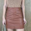 fernandaramosstore com br saia curta couro marrom