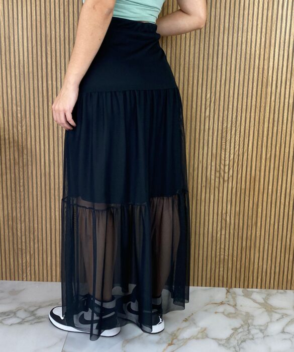 fernandaramosstore com br saia tule longa preta 1