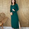 fernandaramosstore com br vestido longo de malha manga longa roxo copia