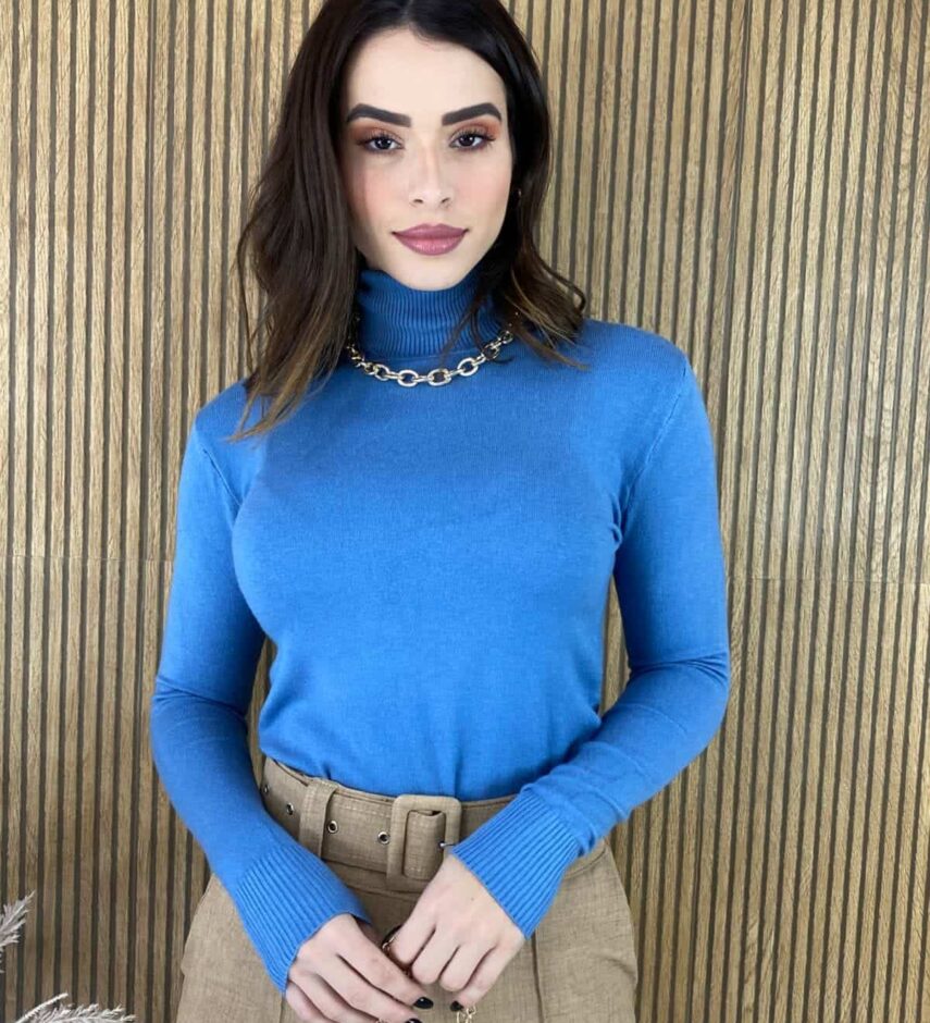 fernandaramosstore com br blusa feminina cacharrel gola alta azul 1