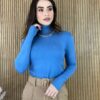 fernandaramosstore com br blusa feminina cacharrel gola alta azul