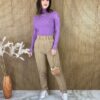 fernandaramosstore com br blusa feminina cacharrel gola alta com relevo lilas 2