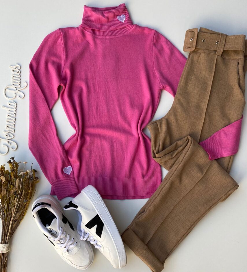 fernandaramosstore com br blusa feminina cacharrel gola alta rosa 12