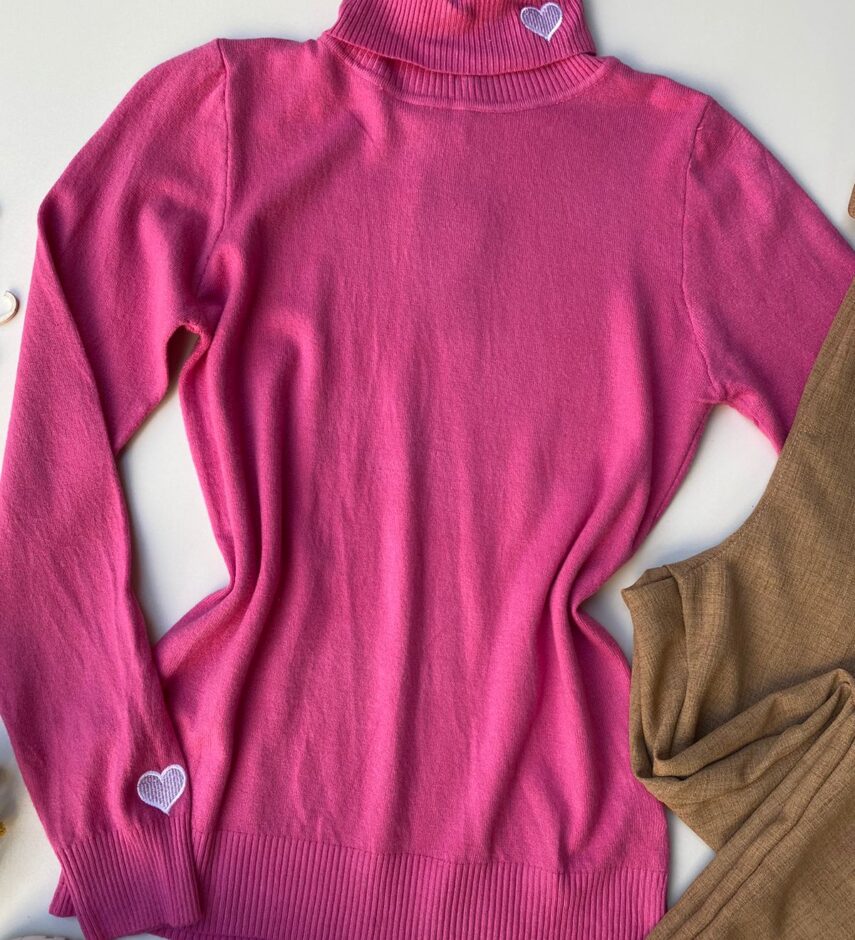 fernandaramosstore com br blusa feminina cacharrel gola alta rosa 9