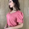 fernandaramosstore com br blusa feminina manga curta com detalhe de amarracao rose queimado 2