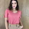 fernandaramosstore com br blusa feminina manga curta com detalhe de amarracao rose queimado 6