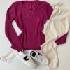 fernandaramosstore com br blusa manga longa feminina tricot verde com bolso copia