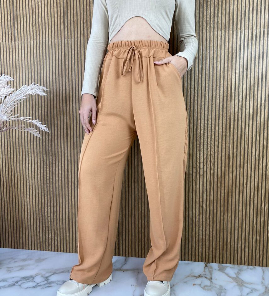 fernandaramosstore com br calca feminina cos alto pantalona bege