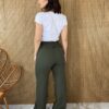 fernandaramosstore com br calca feminina moletom bolso frontal elastico na cintura verde 3