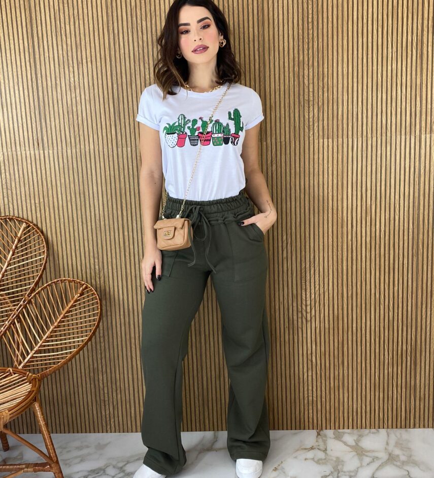 fernandaramosstore com br calca feminina moletom bolso frontal elastico na cintura verde 5