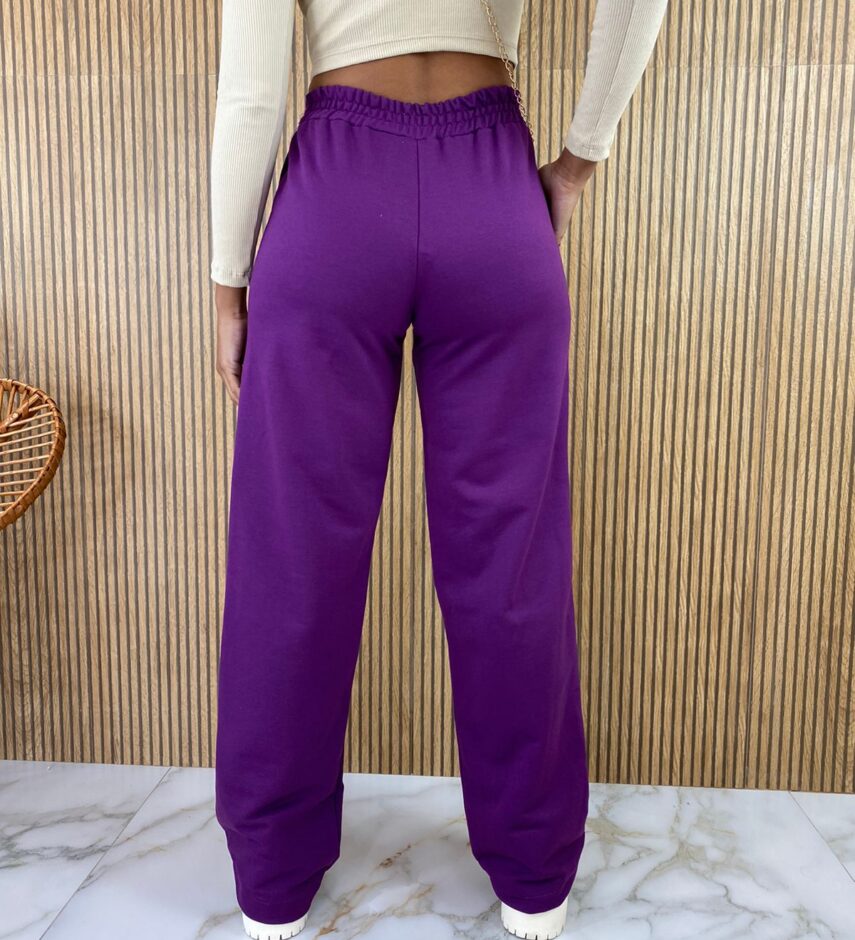 fernandaramosstore com br calca feminina moletom com bolso frontal roxa 2