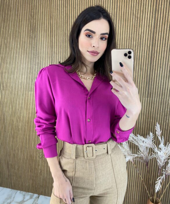 fernandaramosstore com br camisa feminina social fucsia 6