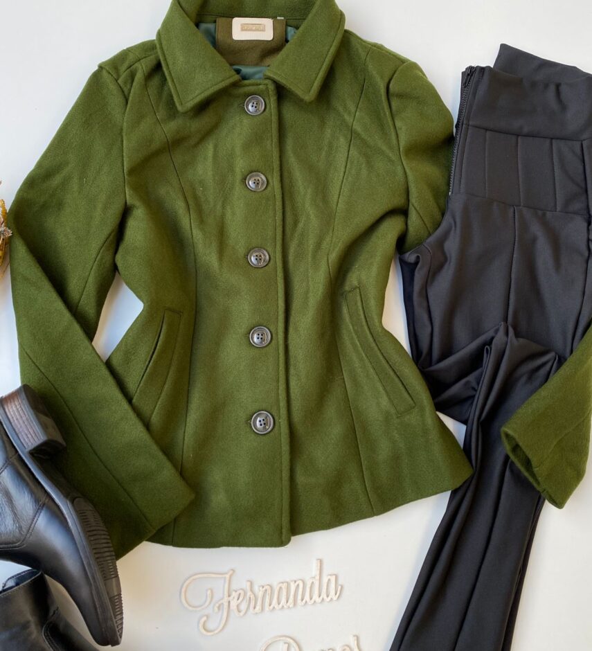 fernandaramosstore com br casaco manga longa feminino la batida verde militar 1