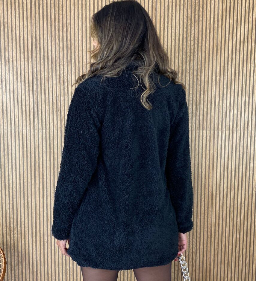 fernandaramosstore com br casaco manga longa feminino pelinho preto 3