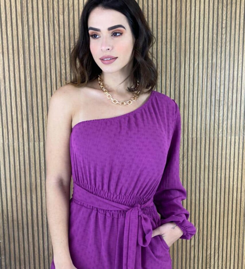 fernandaramosstore com br macacao feminino um ombro so fucsia 2