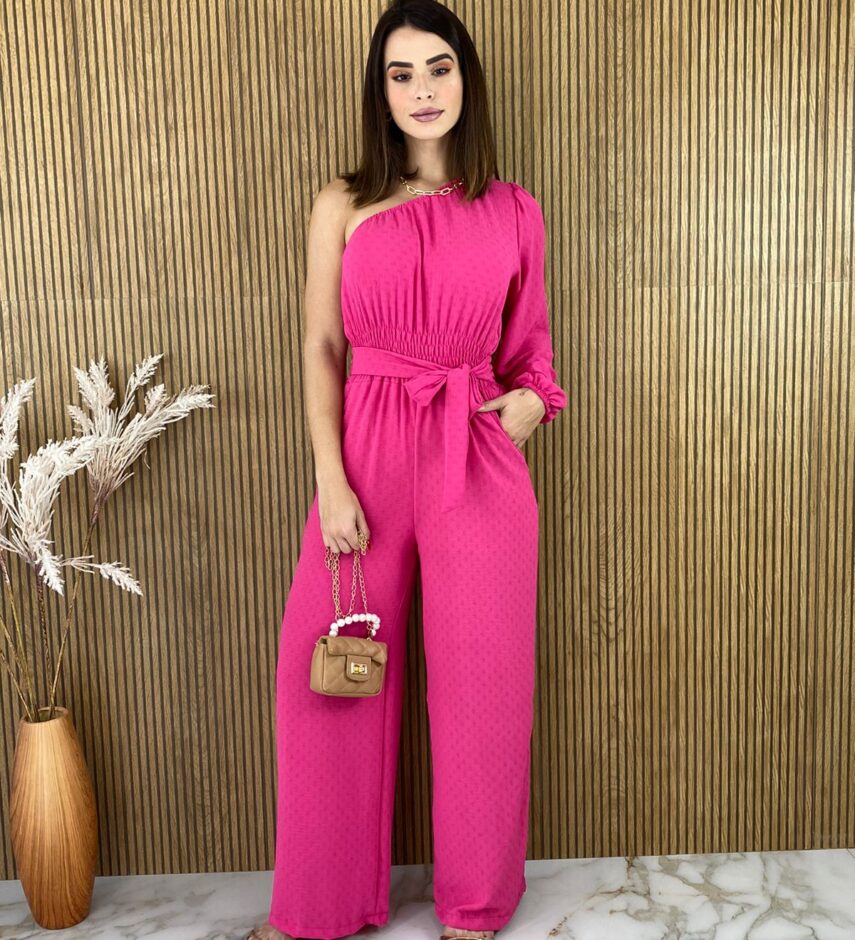 fernandaramosstore com br macacao feminino um ombro so pink