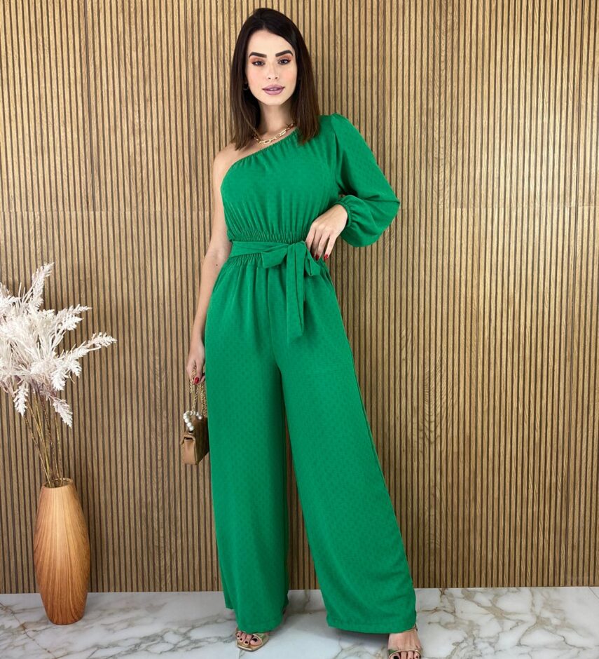 fernandaramosstore com br macacao feminino um ombro so verde