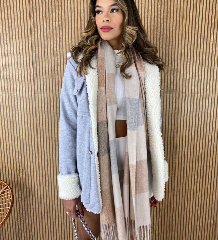 fernandaramosstore com br parka feminina moletom detalhe em pelinhos cinza 5