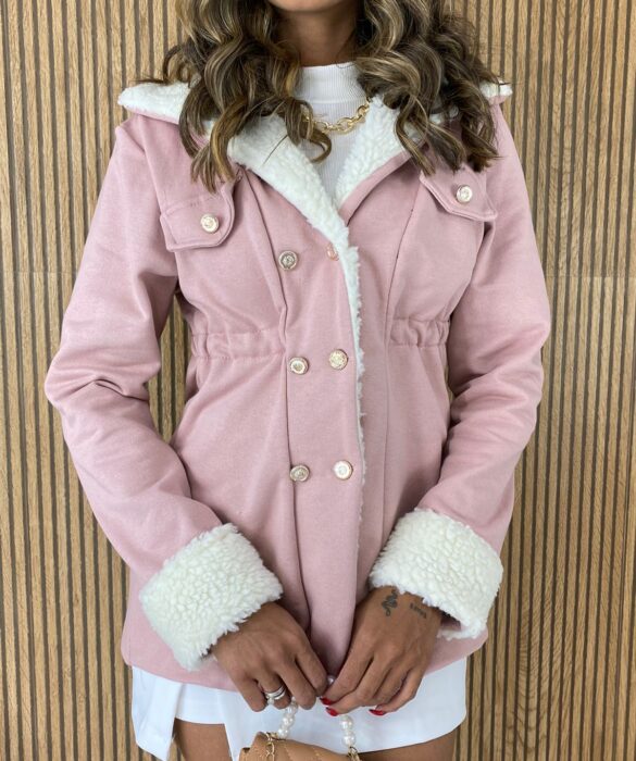 fernandaramosstore com br parka feminina moletom detalhe em pelinhos rosa 6