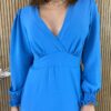 fernandaramosstore com br vestido longo sem bojo decote v manga longa azul 2