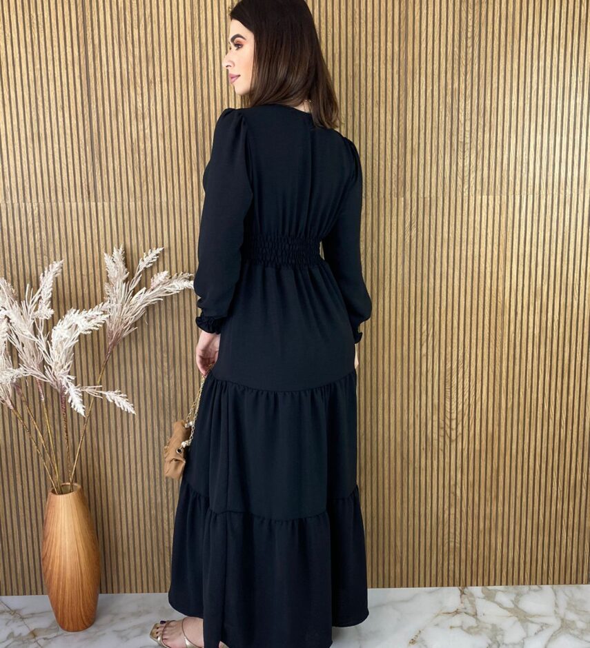 fernandaramosstore com br vestido longo sem bojo decote v manga longa preto 1