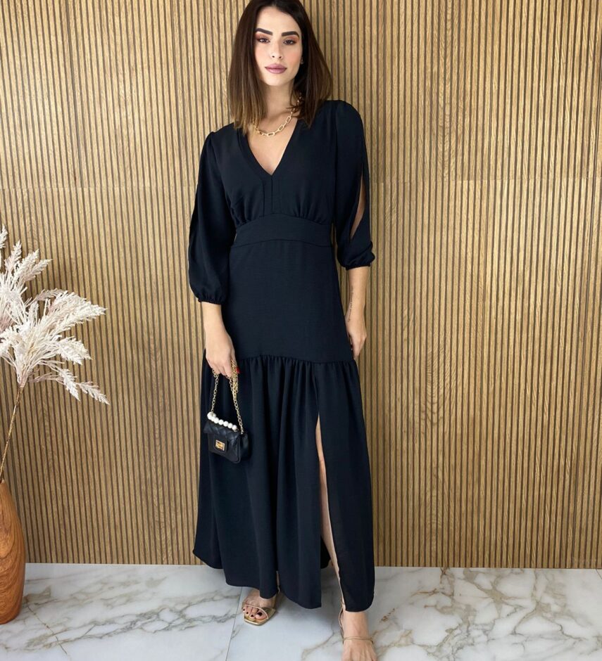 fernandaramosstore com br vestido longo sem bojo preto 3