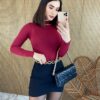 fernandaramosstore com br blusa feminina cacharrel gola alta basica vermelha