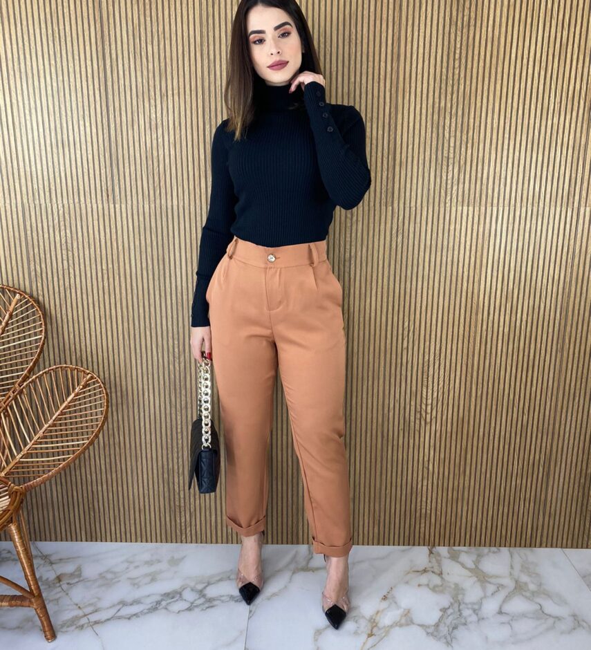 fernandaramosstore com br blusa feminina cacharrel gola alta botoes manga preta 1
