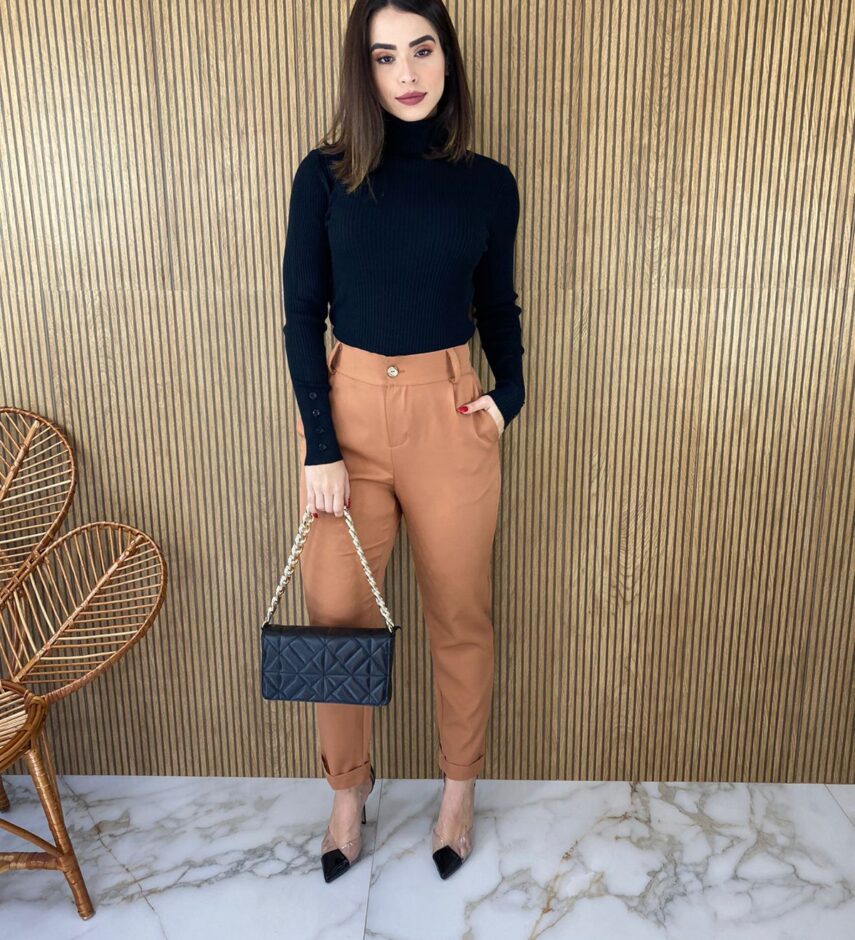 fernandaramosstore com br blusa feminina cacharrel gola alta botoes manga preta 2