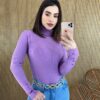 fernandaramosstore com br blusa feminina cacharrel gola alta lilas