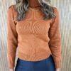 fernandaramosstore com br blusa manga longa feminina modal gola caramelo