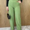 fernandaramosstore com br calca feminina com cinto flare verde