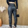 Calça Feminina Couro Eco Preta Skinny - Fernanda Ramos Store