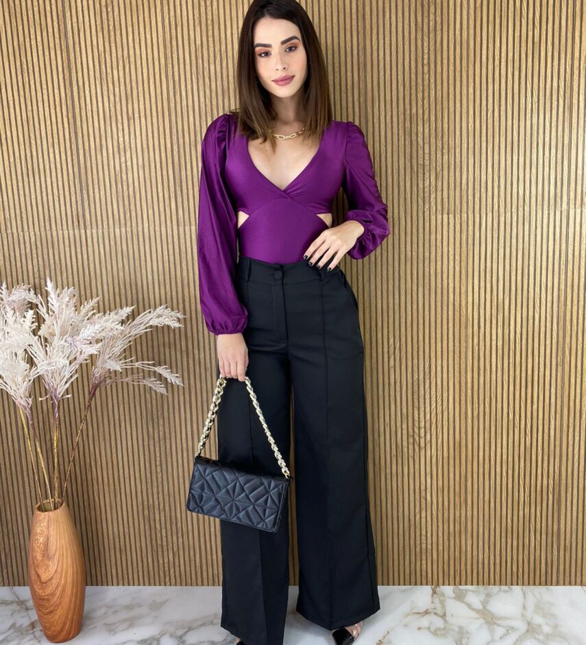 Calça Feminina Flare Preta - Fernanda Ramos Store